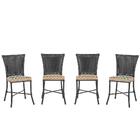 Cadeira De Jantar Reforçada Em Alumínio E Fibra Estofado Impe