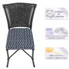 Cadeira De Jantar Reforçada Em Alumínio E Fibra Estofado Impe