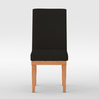 Cadeira De Jantar Reforçada Estofada - Balaqui Decor Preta