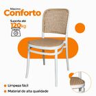 Cadeira De Jantar Roma Para Sala E Cozinha - Branco -  8