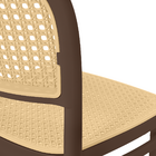 Cadeira De Jantar Roma Para Sala E Cozinha - Marrom