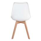 Cadeira De Jantar Saarinen Wood Branca