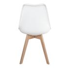 Cadeira De Jantar Saarinen Wood Branca