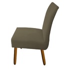 Cadeira De Jantar Sevilha Pés Palito Suede Marrom Rato - D'cl