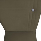 Cadeira De Jantar Sevilha Pés Palito Suede Marrom Rato - D'cl