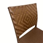 Cadeira De Jantar Talin Com Trançado Artesanal Marrom