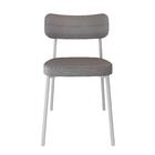 Cadeira De Jantar Tecido Sintetico Alloa Est. Branca