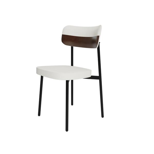 Cadeira De Jantar Tecido Sintetico Alloa Est. Preta