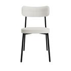 Cadeira De Jantar Tecido Sintetico Alloa Est. Preta