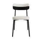 Cadeira De Jantar Tecido Sintetico Alloa Est. Preta