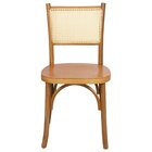 Cadeira De Jantar Telinha Verniz Berlim Nozes