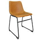 Cadeira De Jantar Vintage Mkc-043-marka Móveis - Caramelo