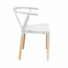 Cadeira De Jantar Wishbone Yescasa Branco