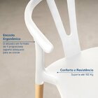 Cadeira De Jantar Wishbone Yescasa Branco