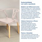 Cadeira De Jantar Wishbone Yescasa Nude