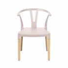 Cadeira De Jantar Wishbone Yescasa Nude