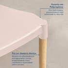 Cadeira De Jantar Wishbone Yescasa Nude