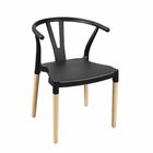 Cadeira De Jantar Wishbone Yescasa Preto