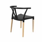 Cadeira De Jantar Wishbone Yescasa Preto
