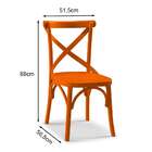 Cadeira De Jantar X Laranja