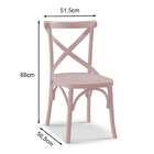 Cadeira De Jantar X Rosa Claro