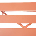 Cadeira de Jardim em Ao Dobrvel 80x41cm Laranja Soda Flora II Origami Naterial