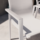 Cadeira de Jardim em Alumínio 91x56,5cm Branco Odyssea Gamma Naterial