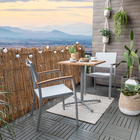 Cadeira de Jardim Alumínio e Eucalipto Barcelona Importado