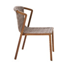 Cadeira de Jardim em Alumnio 81x52cm Madeira Gaia Naterial