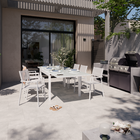 Cadeira de Jardim em Alumínio 85x55cm Off White Orion Alpha II Naterial