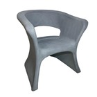 Cadeira De Jardim Copacabana Polietileno Cinza