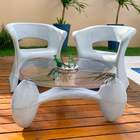 Cadeira De Jardim Copacabana Polietileno Cinza