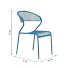 Cadeira De Jardim Lenna Azul