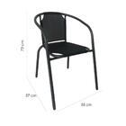 Cadeira De Jardim Mona Preta