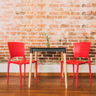 Cadeira de Jardim em Resina 84x59cm Vermelho Safira Tramontina