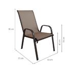 Cadeira De Jardim Rio Marrom