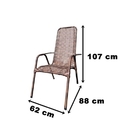 Cadeira De Junco (alta) - Jm Metalúrgica