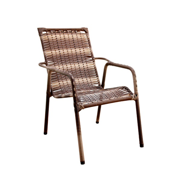 Cadeira De Junco Para Varanda Romana Cappuccino