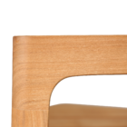 Cadeira para Jardim de Madeira Aurora Marrom 87x58x61cm Naterial