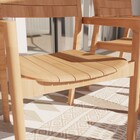 Cadeira para Jardim de Madeira Aurora Marrom 87x58x61cm Naterial