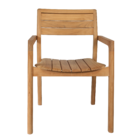 Cadeira para Jardim de Madeira Aurora Marrom 87x58x61cm Naterial