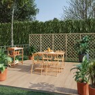 Cadeira de madeira dobravel FSC Tropicalia 52x7x42,1x77 cm Naterial