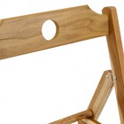 Cadeira de madeira dobravel FSC Tropicalia 52x7x42,1x77 cm Naterial