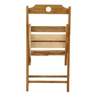 Cadeira de madeira dobravel FSC Tropicalia 52x7x42,1x77 cm Naterial