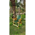 Cadeira De Madeira Dobrável Para Lazer Jardim Praia Piscina C
