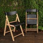 Cadeira De Madeira Dobrável Tramontina Potenza Natural Polipr