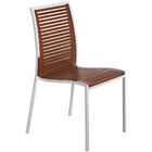 Cadeira De Madeira E Aço Inox Tramontina