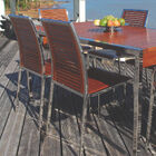 Cadeira De Madeira E Aço Inox Tramontina