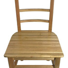 Cadeira De Madeira Maciça Valência Abc Com Verniz Natural - B