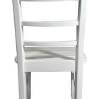 Cadeira De Madeira Maciça Valência Abc Com Verniz Natural - B